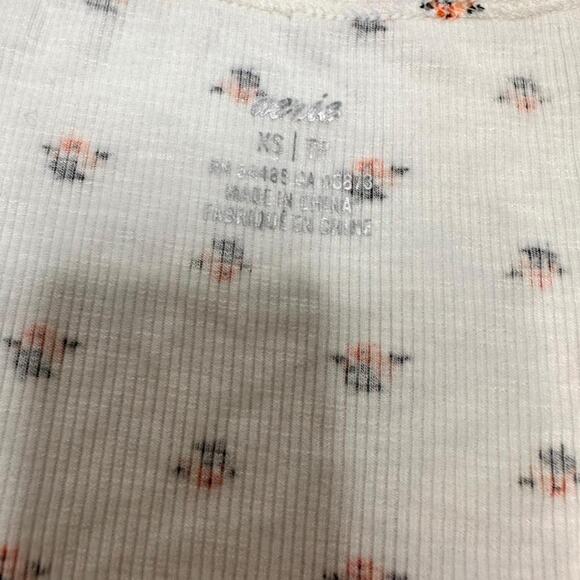 Aerie Cotton Henley Full Length Fitted True To Size Top Size XS New With Tag - Picture 5 of 5